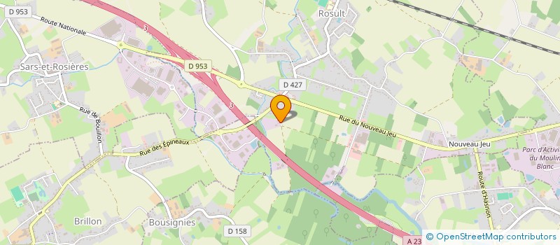 localisation de l'entreprise SHELBY  ROSULT