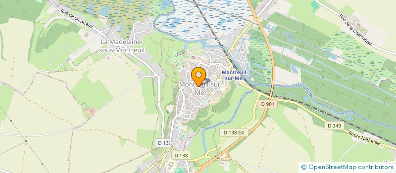 localisation de l'entreprise SHELBY  MONTREUIL-SUR-MER