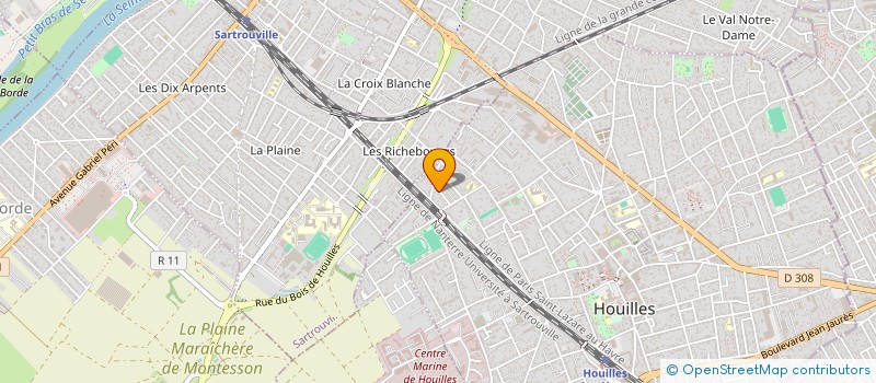 localisation de l'entreprise SHELBY AUTO  HOUILLES