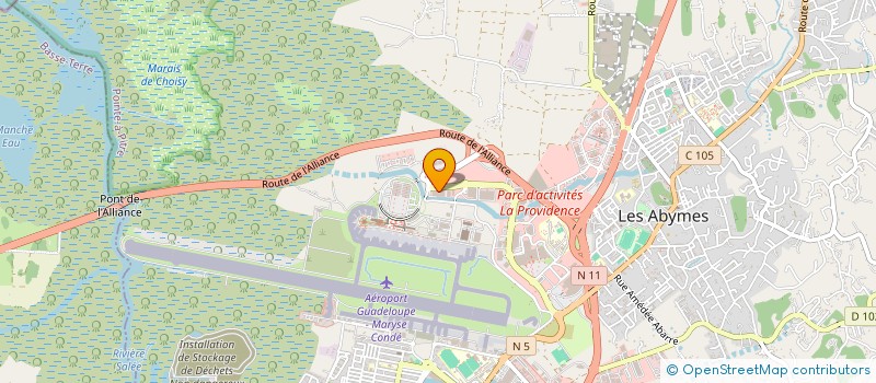 localisation de l'entreprise SHELBY FOOD PROJECT  LES ABYMES