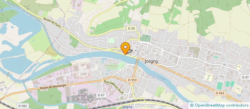 localisation de l'entreprise SHELBY TRANSPORT à JOIGNY