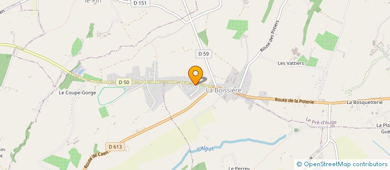 localisation de l'entreprise SHELBY WOOD  LA BOISSIERE