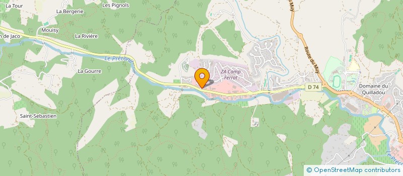 localisation de l'entreprise SHELDON  SAINTE-MAXIME