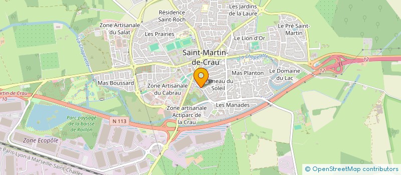 localisation de l'entreprise SHELL ART ENGINEERING à SAINT-MARTIN-DE-CRAU