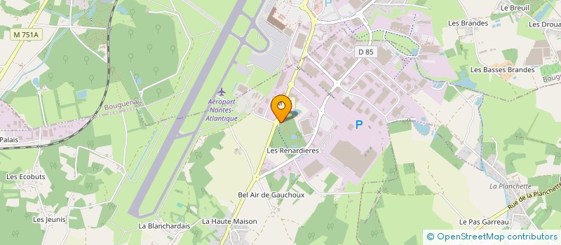 localisation de l'entreprise SHELL FRANCE BIOGAS PROJECT 1 SAS  REZE