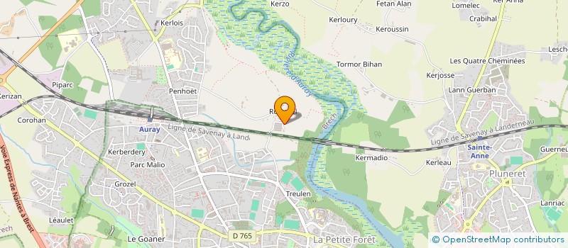 localisation de l'entreprise SHELLBACK PRODUCTION  BRECH