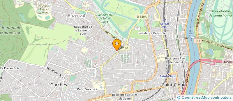 localisation de l'entreprise SHELTA ARCHITECTURE VOYAGEUSE à GARCHES