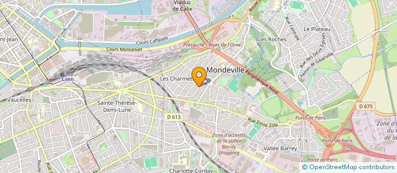 localisation de l'entreprise SHELTER à MONDEVILLE