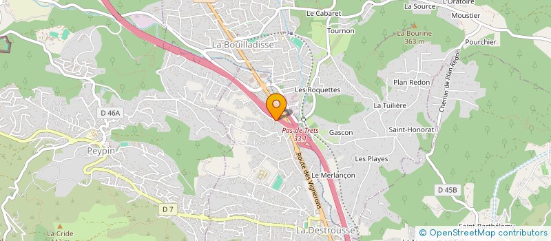 localisation de l'entreprise SHELYS  LA DESTROUSSE