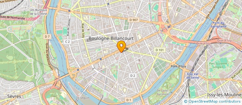 localisation de l'entreprise SHEM@Z CONSULTING  BOULOGNE BILLANCOURT
