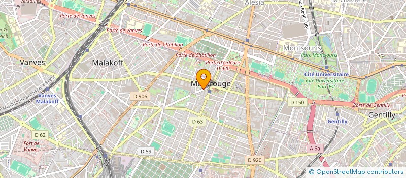 localisation de l'entreprise SHEMATIK  MONTROUGE