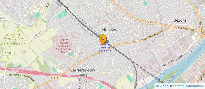 localisation de l'entreprise SHEMS  HOUILLES