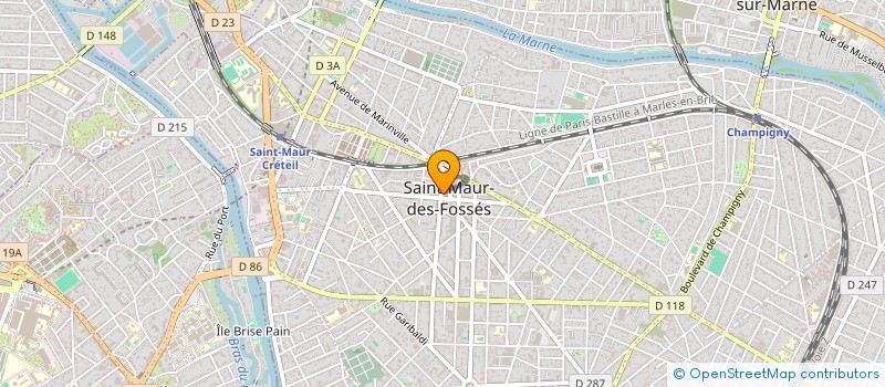 localisation de l'entreprise SHEN 75 à SAINT-MAUR-DES-FOSSES