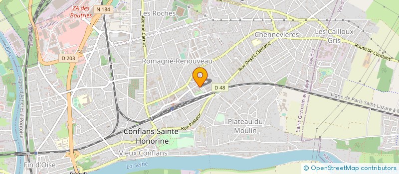 localisation de l'entreprise SHENG YU SERVICE & CO.  CONFLANS-SAINTE-HONORINE