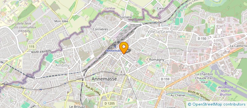 localisation de l'entreprise SHENGEN TRANS ROUTE  ANNEMASSE