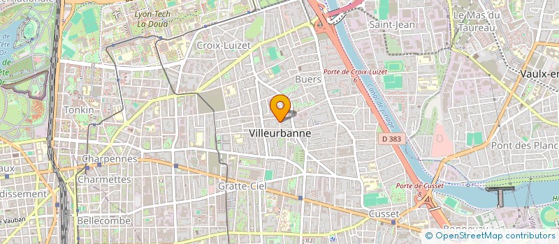 localisation de l'entreprise SHENI  VILLEURBANNE