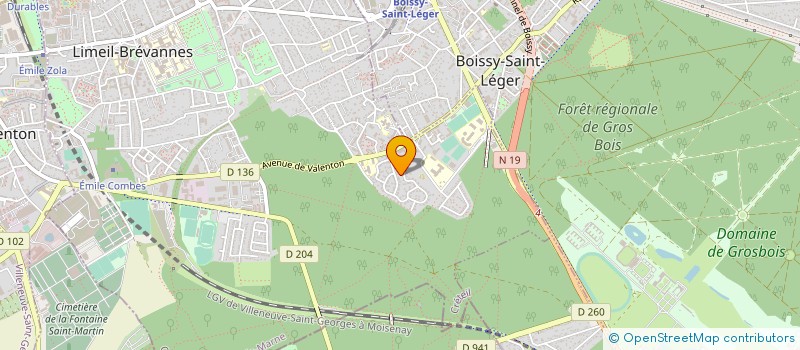 localisation de l'entreprise SHENOUDA à LIMEIL-BREVANNES