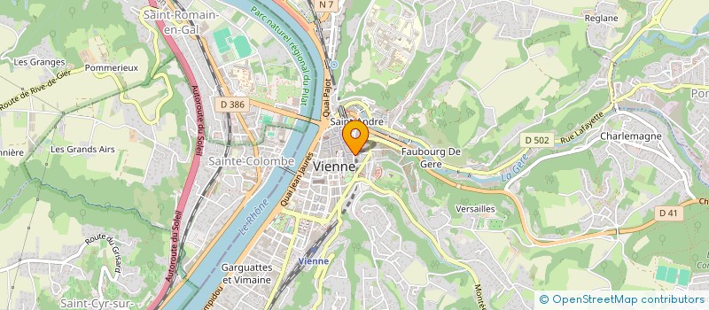 localisation de l'entreprise SHENRON  VIENNE