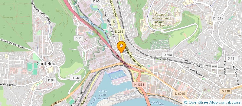 localisation de l'entreprise SHEPSTONE COMPANY à ROUEN