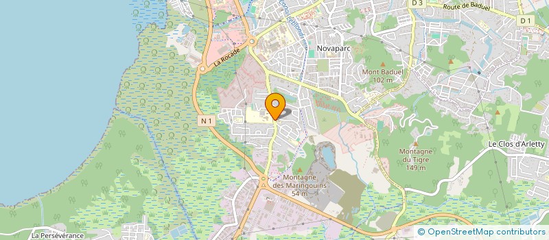 localisation de l'entreprise SHERATON  CAYENNE