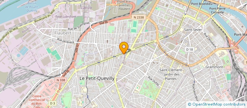 localisation de l'entreprise SHERATON THE à ROUEN