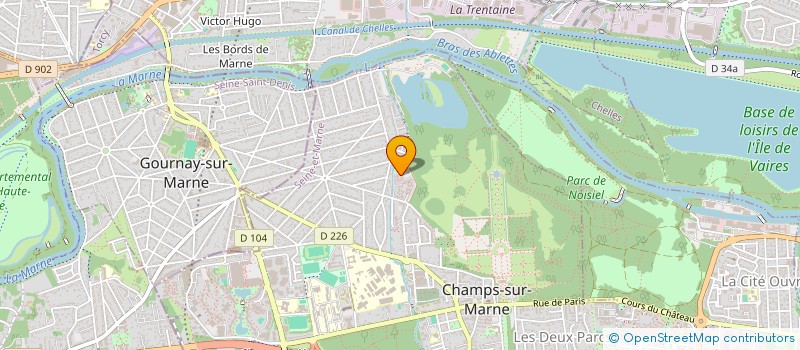 localisation de l'entreprise SHERAZ  CHAMPS-SUR-MARNE