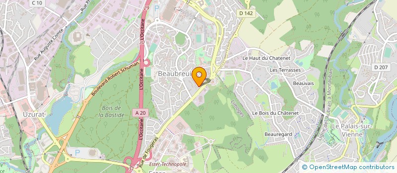 localisation de l'entreprise SHERAZADE ZAITER à LIMOGES