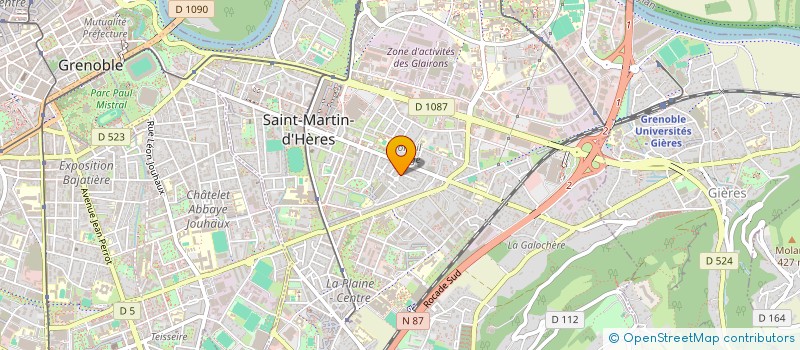 localisation de l'entreprise SHERBROOKE  SAINT-MARTIN-D'HERES