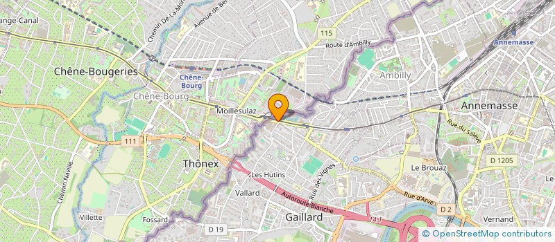 localisation de l'entreprise SHERIFI ET FILS à GAILLARD