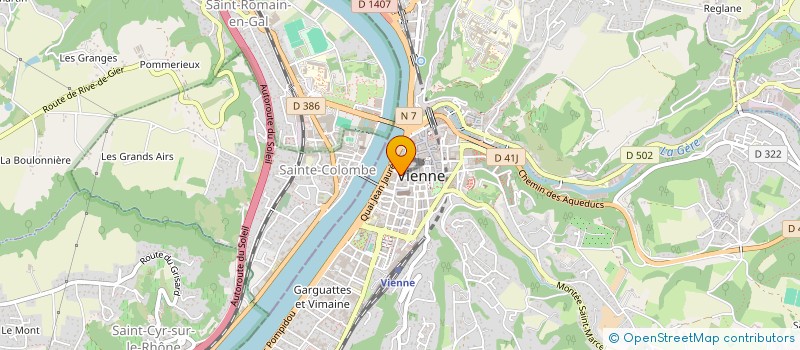 localisation de l'entreprise SHERINE à VIENNE