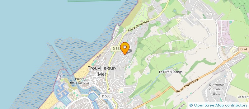 localisation de l'entreprise SHERLOCK à TROUVILLE-SUR-MER