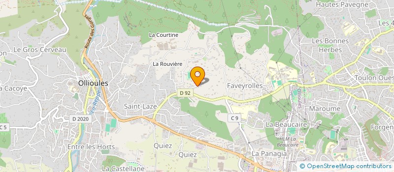 localisation de l'entreprise SHERLOCK  OLLIOULES