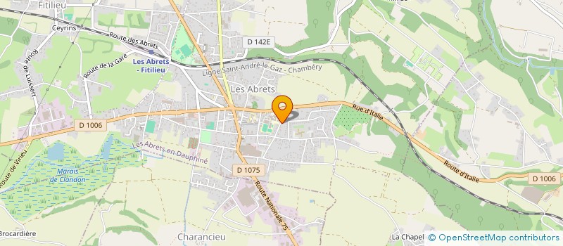 localisation de l'entreprise SHERMAN  LES ABRETS EN DAUPHINE