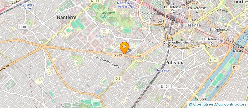 localisation de l'entreprise SHERPA ENGINEERING à NANTERRE
