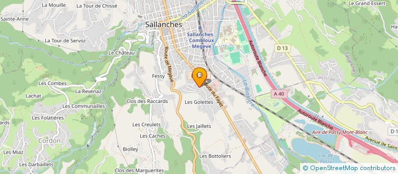 localisation de l'entreprise SHERPA KITCHEN FOOD TRUCK à SALLANCHES
