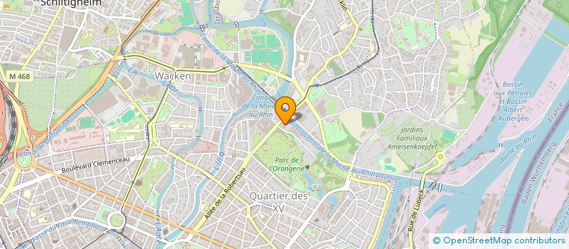 localisation de l'entreprise SHERPAA  STRASBOURG