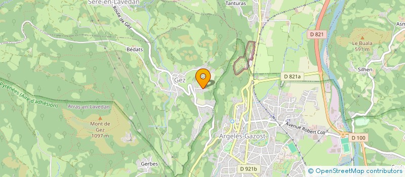 localisation de l'entreprise SHERPEX  GEZ