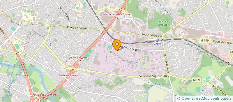 localisation de l'entreprise SHERPPACT à VERTOU