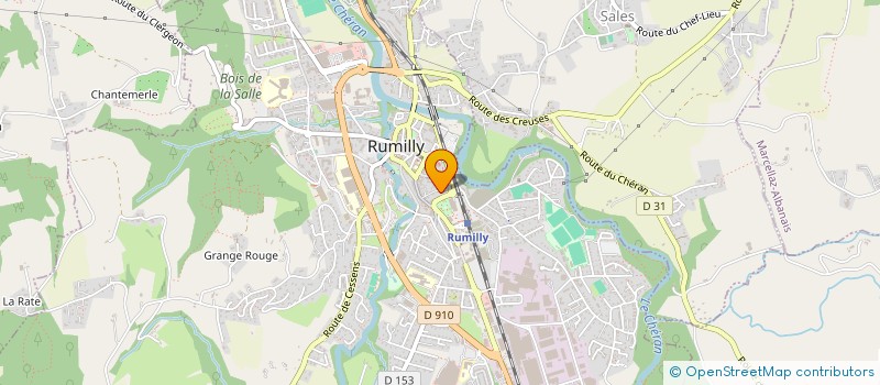 localisation de l'entreprise SHERTAN  RUMILLY