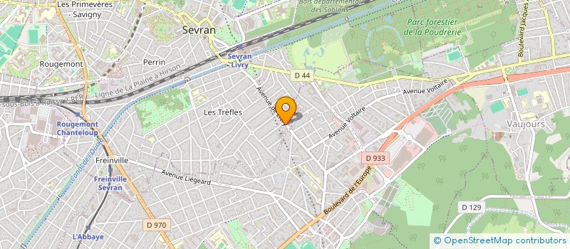 localisation de l'entreprise SHERWIN à SEVRAN