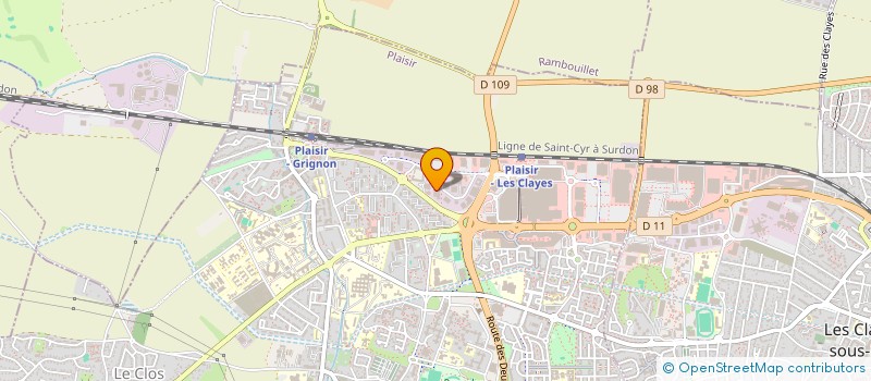 localisation de l'entreprise SHERWIN BABB CO à PLAISIR