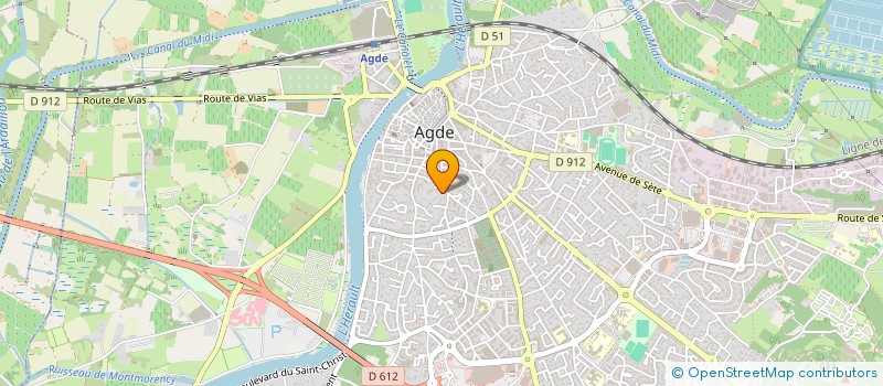 localisation de l'entreprise SHERWOOD 19  AGDE