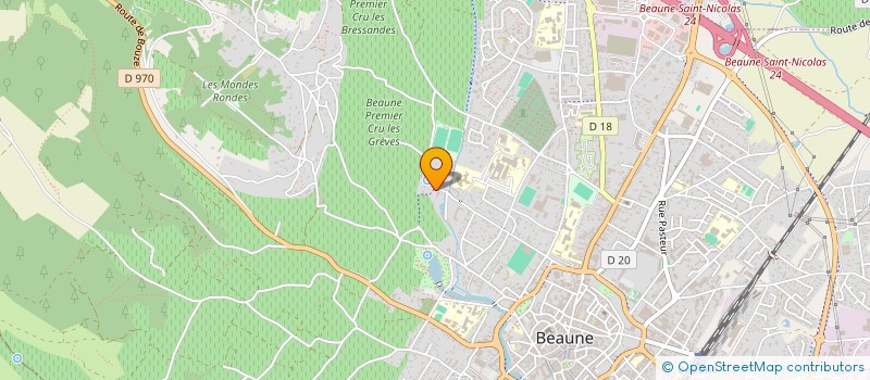 localisation de l'entreprise SHERWOOD à BEAUNE