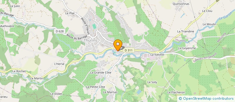 localisation de l'entreprise SHERWOOD DIAGNOSTICS  THURINS