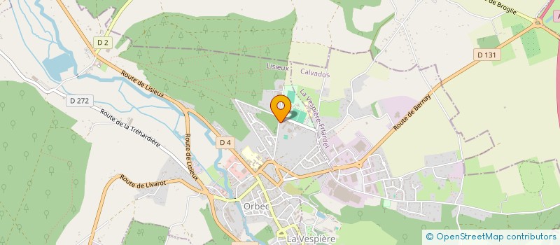 localisation de l'entreprise SHET & CIE  ORBEC