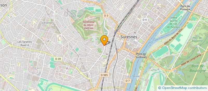localisation de l'entreprise SHEUF BOXNG CLUB à SURESNES