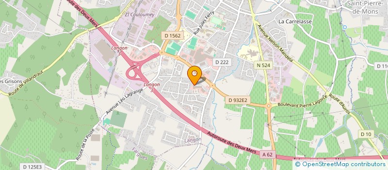 localisation de l'entreprise SHEY  LANGON