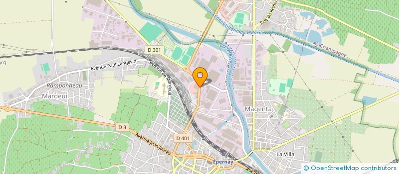 localisation de l'entreprise SHF BARDOUT à EPERNAY
