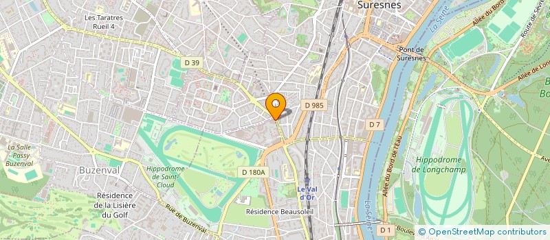 localisation de l'entreprise SHF HOLDING à SAINT-CLOUD
