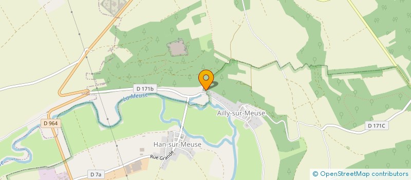 localisation de l'entreprise SHG à HAN-SUR-MEUSE